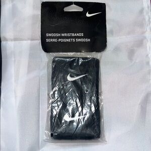 NWT Nike Black Swoosh Wristbands
